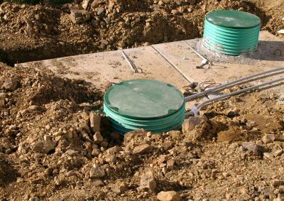 Products For Septic Tank Installations in use